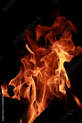 hot fire in a hot photo