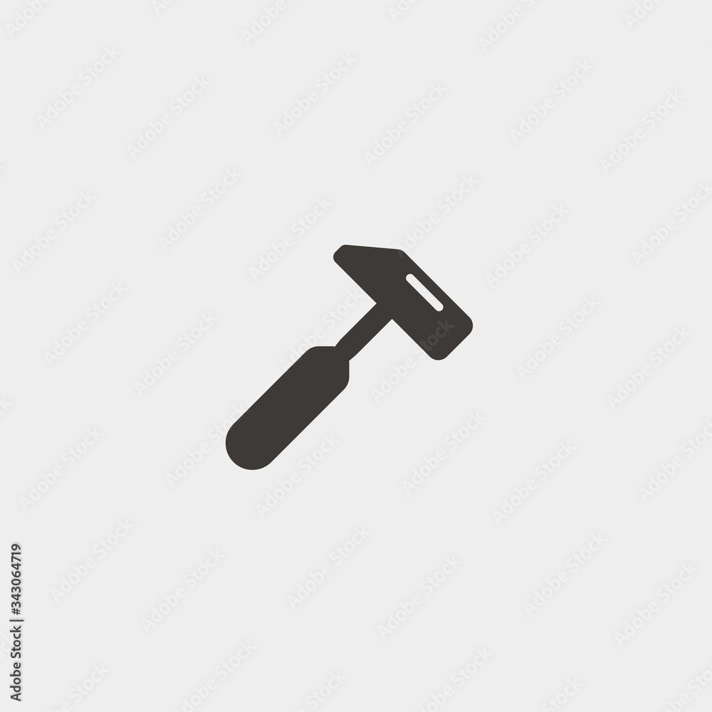 brick hammer icon vector illustration and symbol for website and graphic design brick hammer icon vector illustration and symbol for website and graphic design