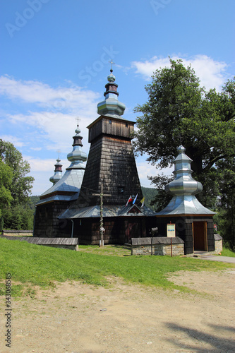 
Wooden Orthodox church in Beresta