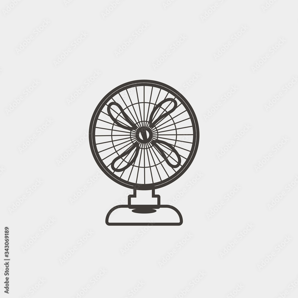 air fan icon vector illustration and symbol for website and graphic design air fan icon vector illustration and symbol for website and graphic design