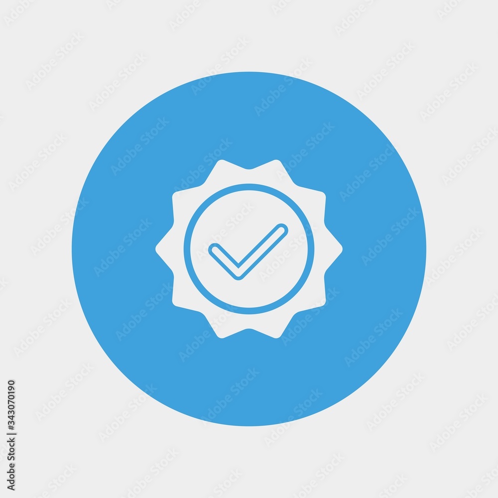 certified icon vector illustration and symbol for website and graphic design certified icon vector illustration and symbol for website and graphic design