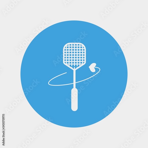 fly swatter icon vector illustration and symbol for website and graphic design
