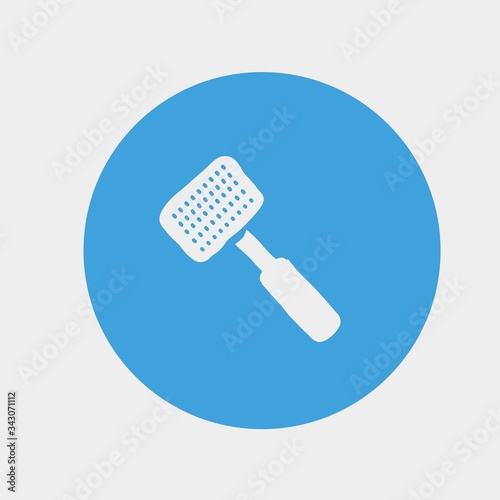 fly swatter icon vector illustration and symbol for website and graphic design