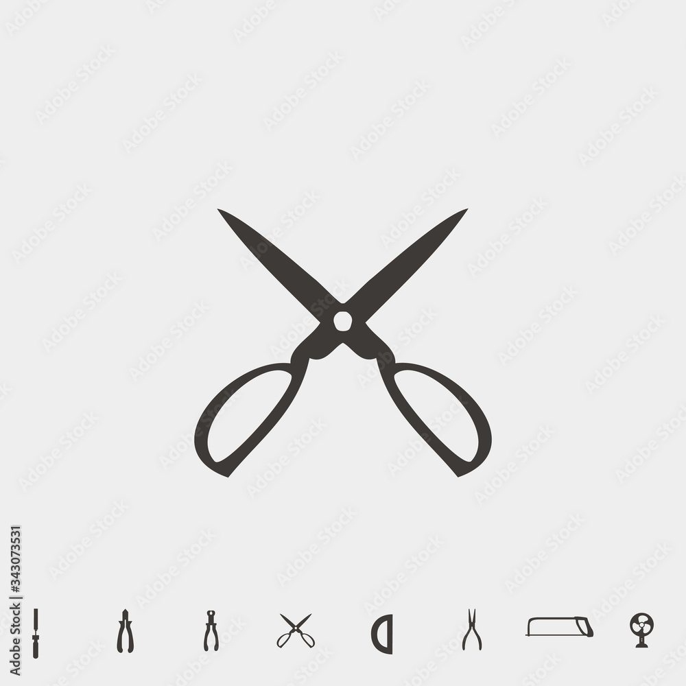 scissors icon vector illustration and symbol for website and graphic design scissors icon vector illustration and symbol for website and graphic design