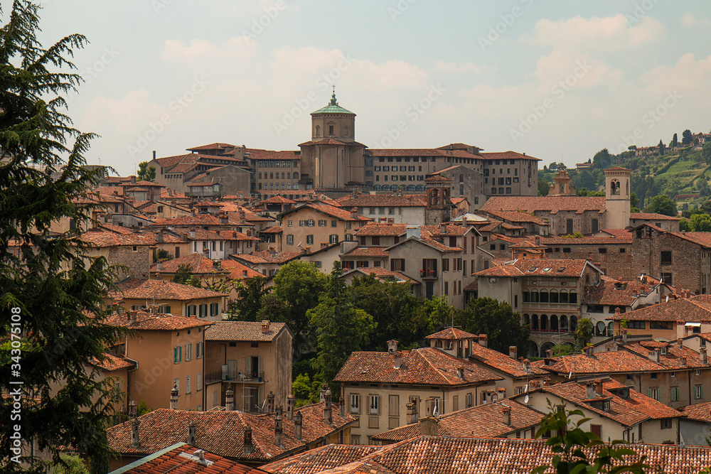 City view of Bergamo
