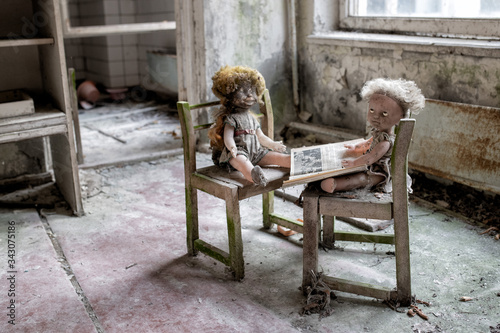 Obraz na płótnie Chernobyl - Prypiat Exclusion Zone w salonie