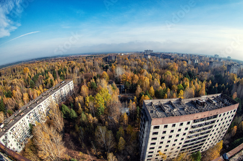 Obraz na płótnie Chernobyl - Prypiat Exclusion Zone w salonie