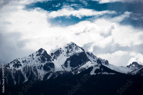 Snowy Mountains in Austria  © Mo