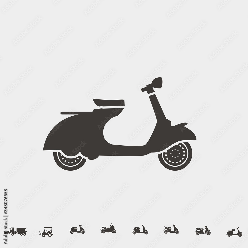 scooter bike icon vector illustration and symbol for website and graphic design scooter bike icon vector illustration and symbol for website and graphic design