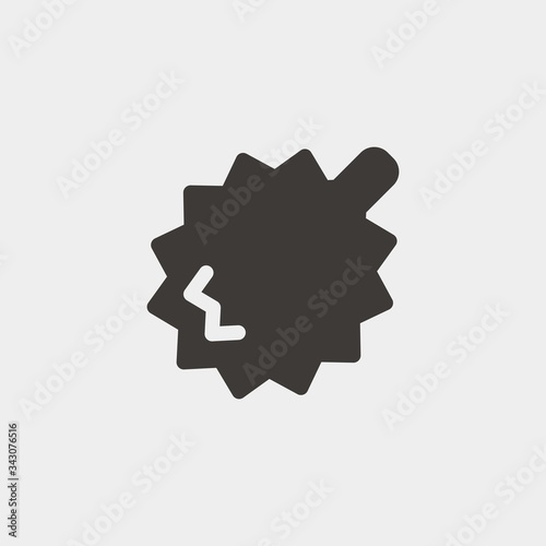 raspberry icon vector illustration and symbol for website and graphic design