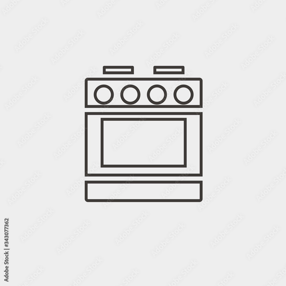 stove icon vector illustration and symbol for website and graphic design stove icon vector illustration and symbol for website and graphic design