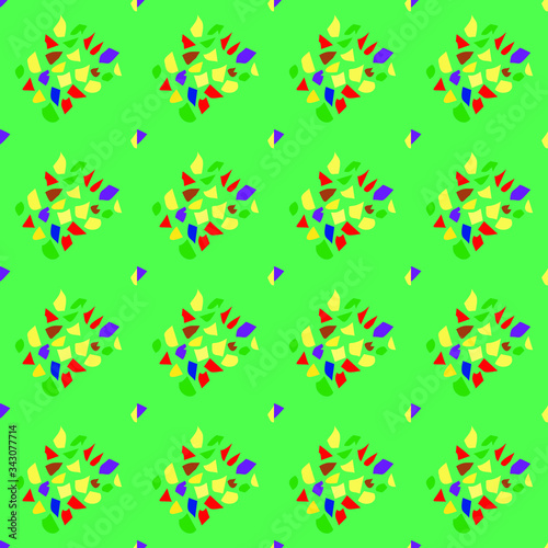 seamless pattern with flowers