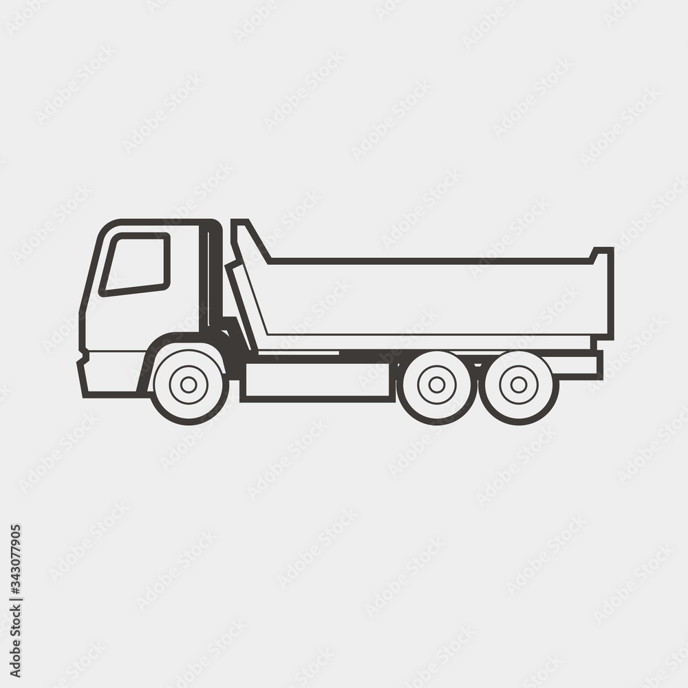truck icon vector illustration and symbol for website and graphic design truck icon vector illustration and symbol for website and graphic design