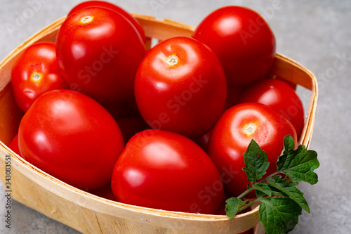New harvest of fresh ripe red tomatoes © barmalini