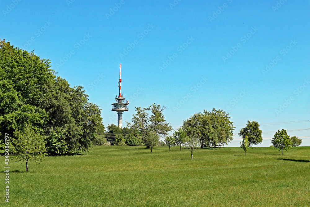 Obraz premium Funkturm bei Grünwettersbach
