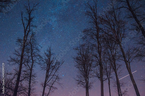 night sky with milky way