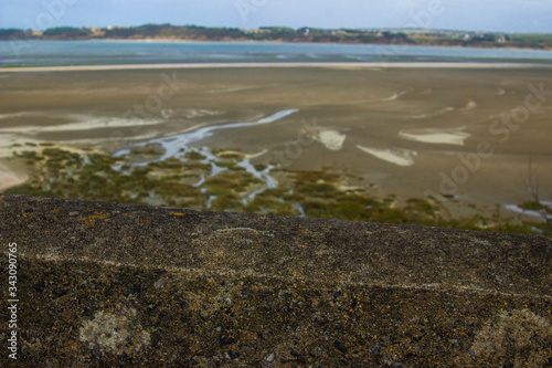 Saint-Brieuc, Brittany, France - September 26 2019: Réserve Naturelle de la Baie de Saint-Brieuc
