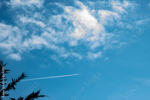 Auray, Brittany, France - September 8 2019: Auray sky view