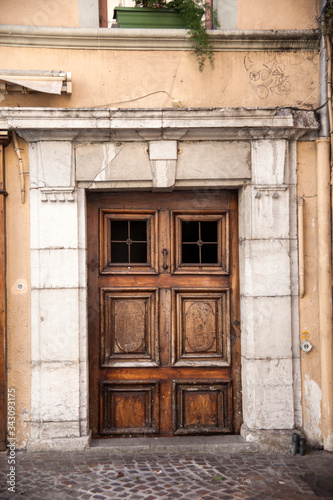 Obraz na płótnie Architecture from old city Chambery, Region Savoy, France w salonie