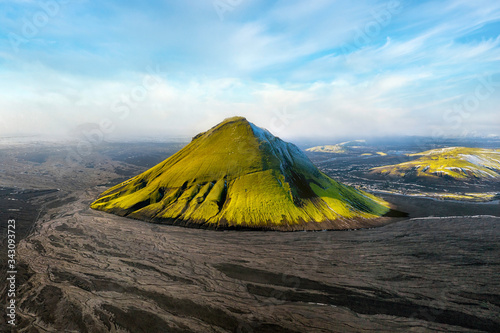 Maelifell Mountain in the Highlands of Iceland photo