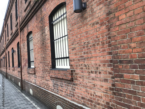 Path leading to a brick wall