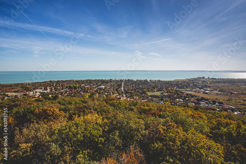Panorama at Lake Balaton
