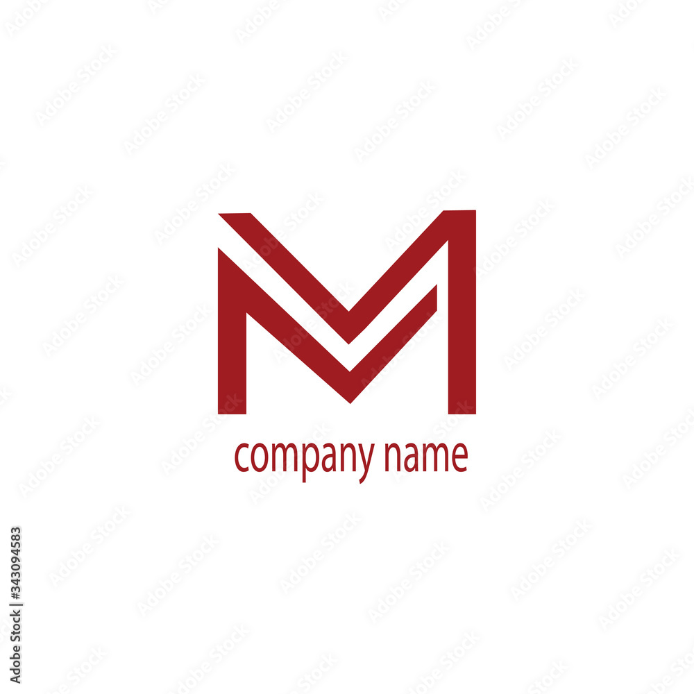 letter m logo unique creative vector design. letter m logo unique creative vector design.