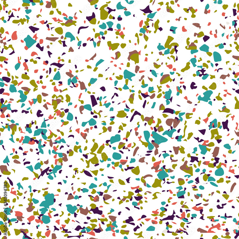 Terrazzo seamless pattern. Bright abstract background. Terrazzo seamless pattern. Bright abstract background.