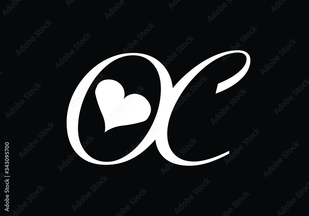 Initial Monogram Letter O C Logo Design Vector Template. OC Letter Logo Design Initial Monogram Letter O C Logo Design Vector Template. OC Letter Logo Design