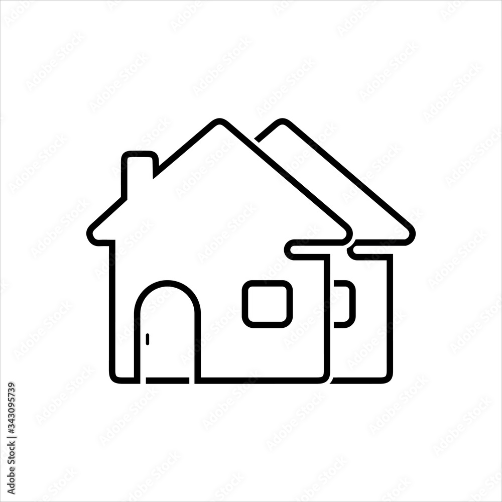 Home Vector icon illustration design template Home Vector icon illustration design template