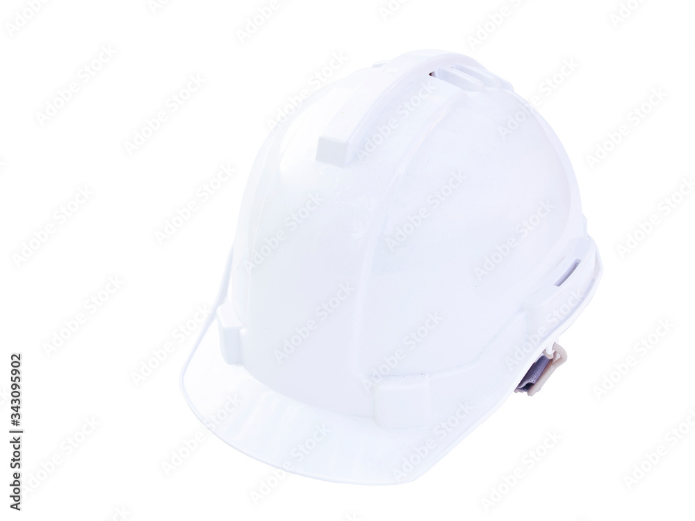 white safety cap isolate on white background, clipping part white safety cap isolate on white background, clipping part