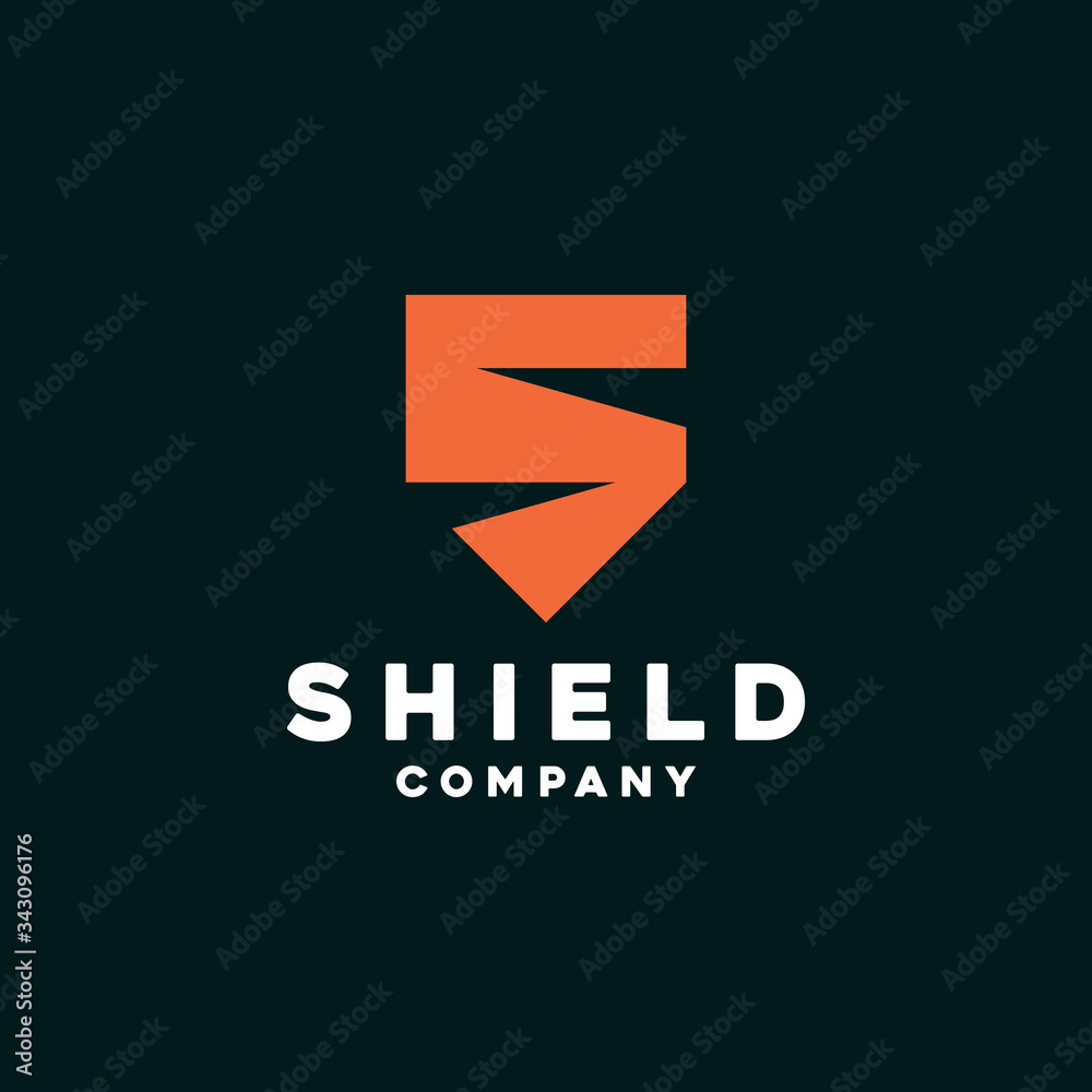 Shield Geometric Logo Design Vector. Technology Symbol and App emblem icon for company. Shield Geometric Logo Design Vector. Technology Symbol and App emblem icon for company.