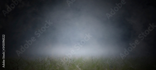 Black, dark and gray abstract foggy agricultural fields. texture for display products. wall background., ,blurred image