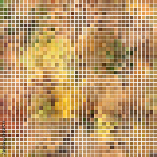 abstract vector square pixel mosaic background