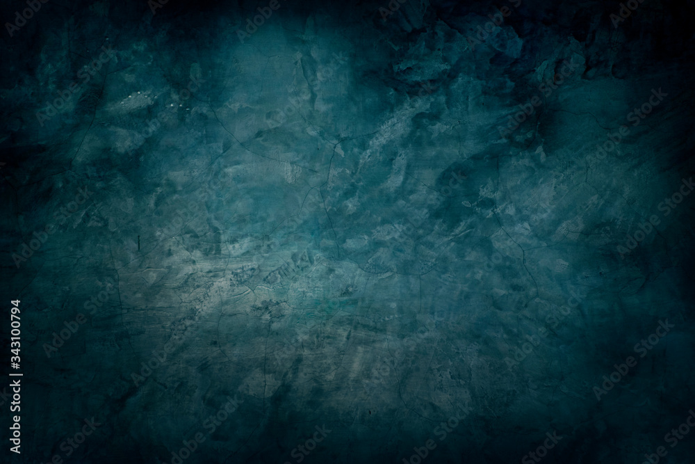 Grunge Blue texture. dark wall background. Blank for design.
