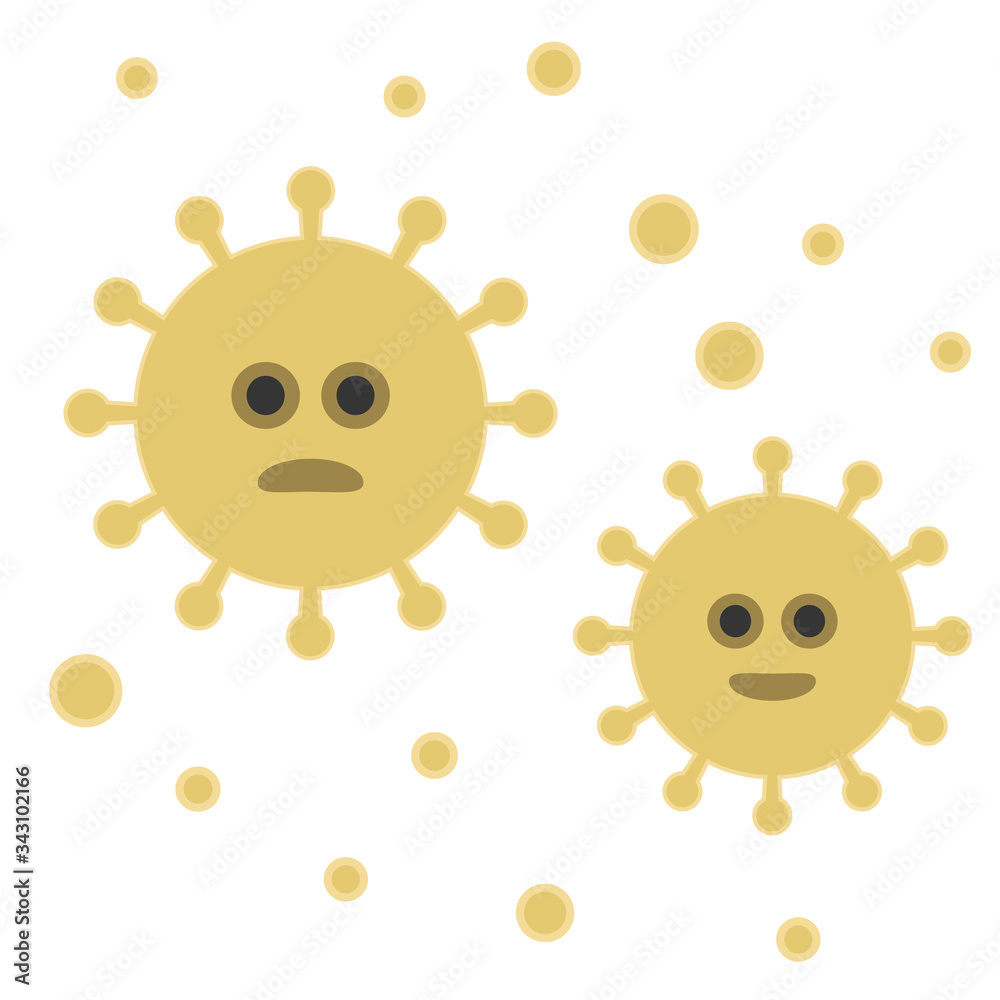 漂う花粉 ウィルス イラスト Stock Vector Adobe Stock