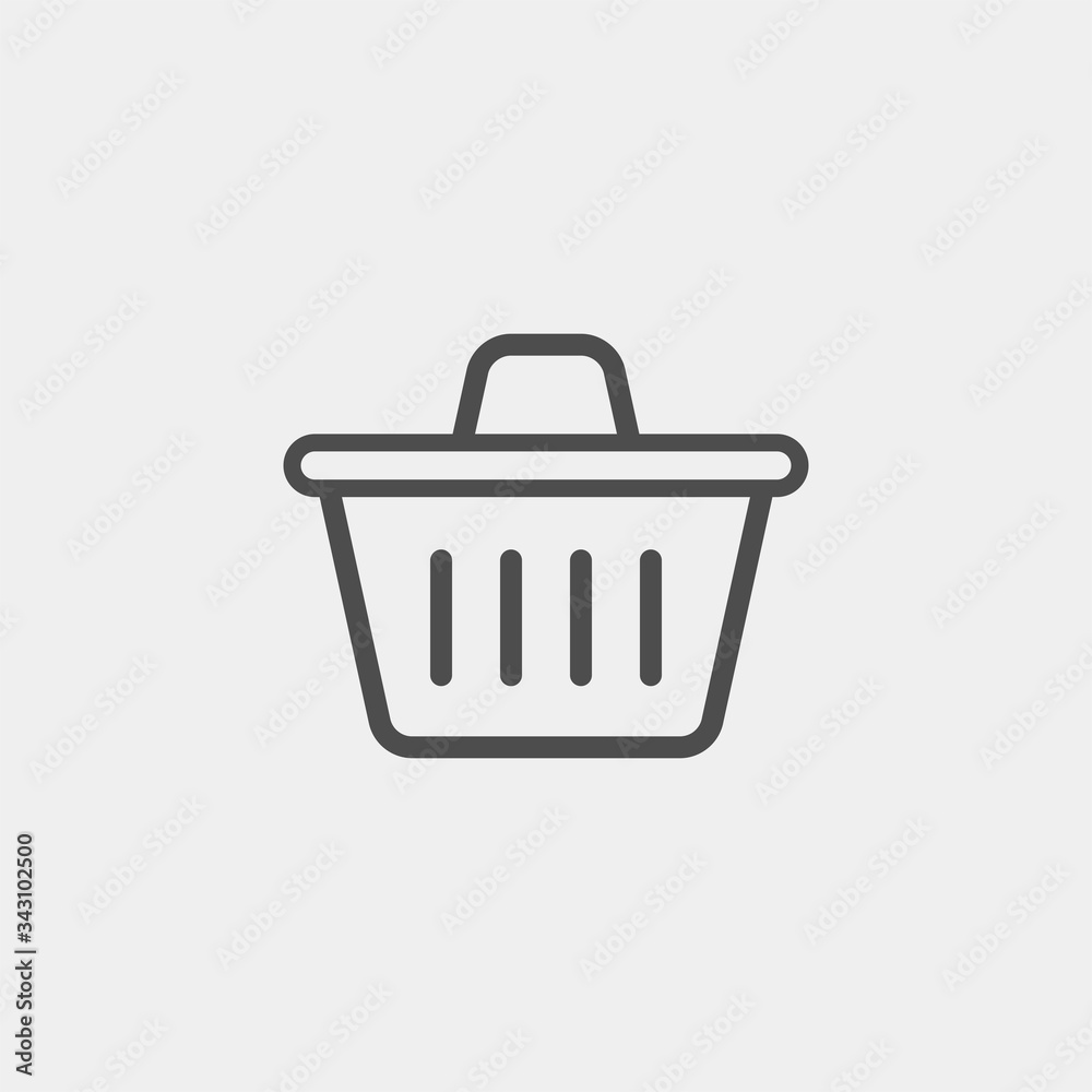 Basket flat vector icon. Buy flat vector icon. Market flat vector icon Basket flat vector icon. Buy flat vector icon. Market flat vector icon