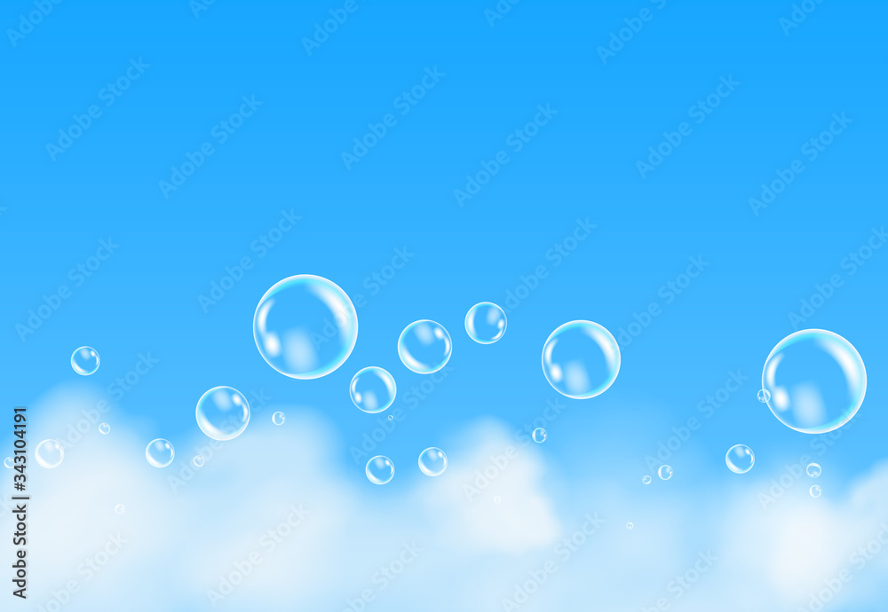Bath foam isolated on blue background. Shampoo bubbles texture. soap dissolved in water. The effect of washing. Bath foam isolated on blue background. Shampoo bubbles texture. soap dissolved in water. The effect of washing.