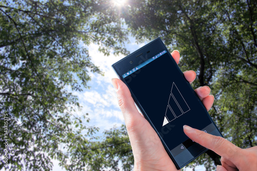 Fotografía スマホ　電波　圏外