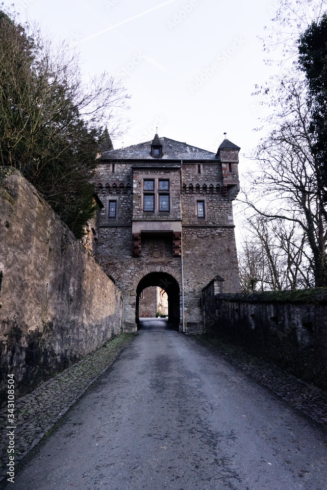 Castle. Old town. Ruin. Braunfels Castle. Schloss Braunfels.