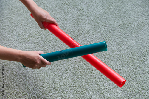 boomwhackers for Orff music lessons and music theraphy photo