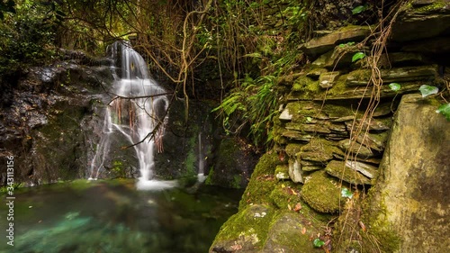 Fraga da Pena Waterfall, Serra do Açor, Portugal - Timelapse photo