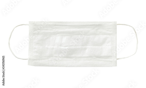 Nose mask protection virus aisolated on the white background photo