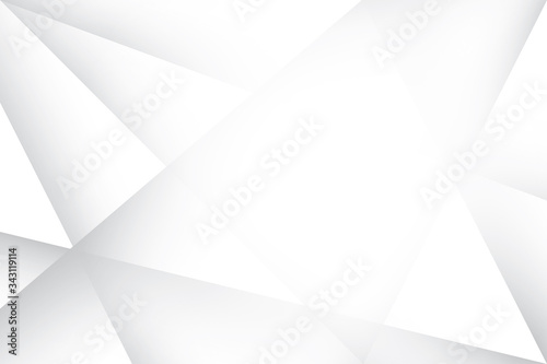 Abstract geometric white and gray color background. Vector, illustration.