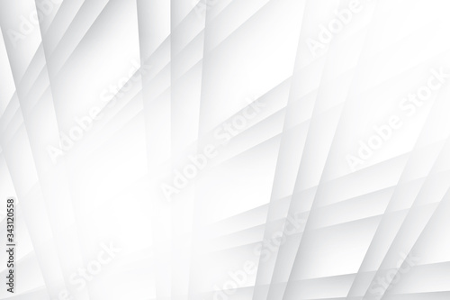 Abstract geometric white and gray color background.  Vector, illustration.