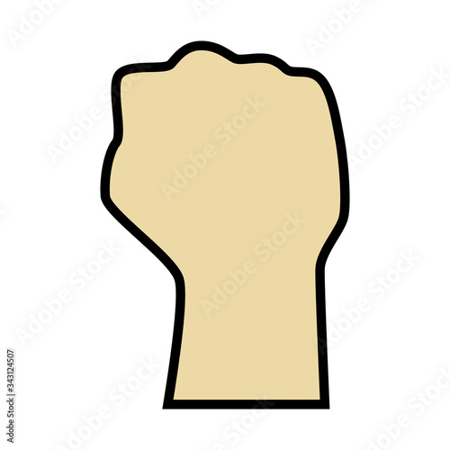 hand gesture flat icon object