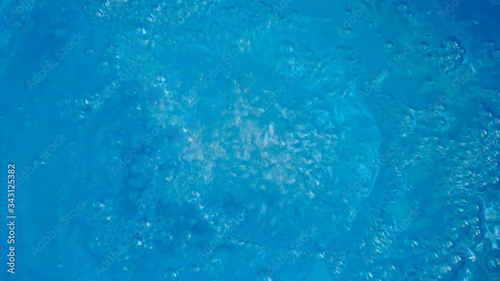 Abstract wallpaper with water surface with bubbles on blue background. Abstract wallpaper with water surface with bubbles on blue background.