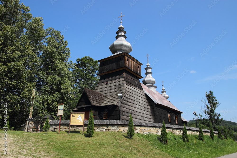 Wooden Orthodox church in Polany
Wooden Orthodox church in Polany