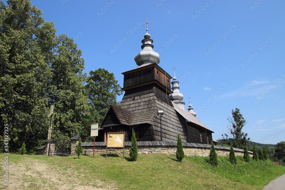 Wooden Orthodox church in Polany
Wooden Orthodox church in Polany