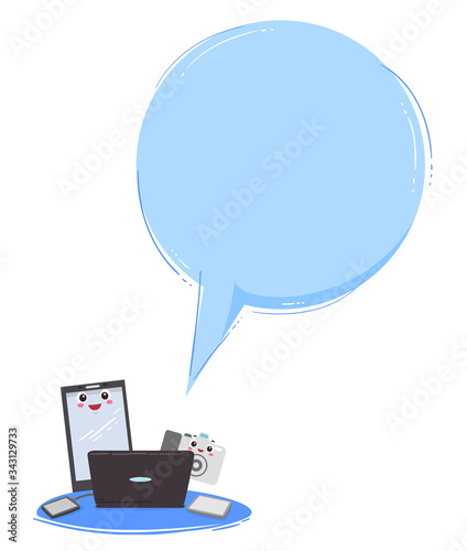 Mascot Gadget Vlogger Speec...